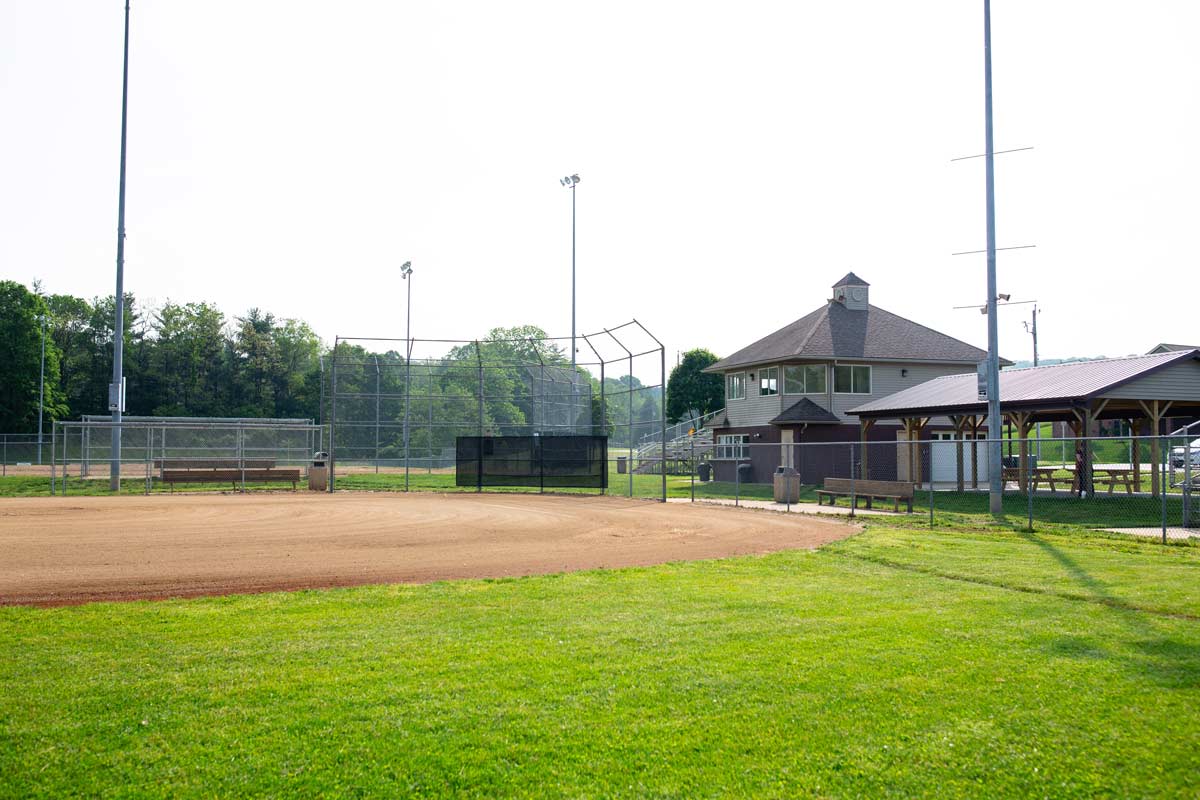 ball field, baseball, deer run park, parks, recreation department, millersburg, ohio