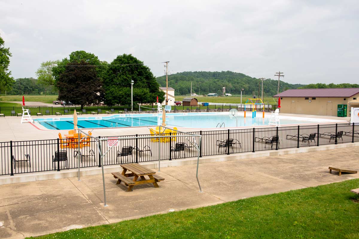 james l crissey, memorial, pool, parks, recreation department, millersburg, ohio